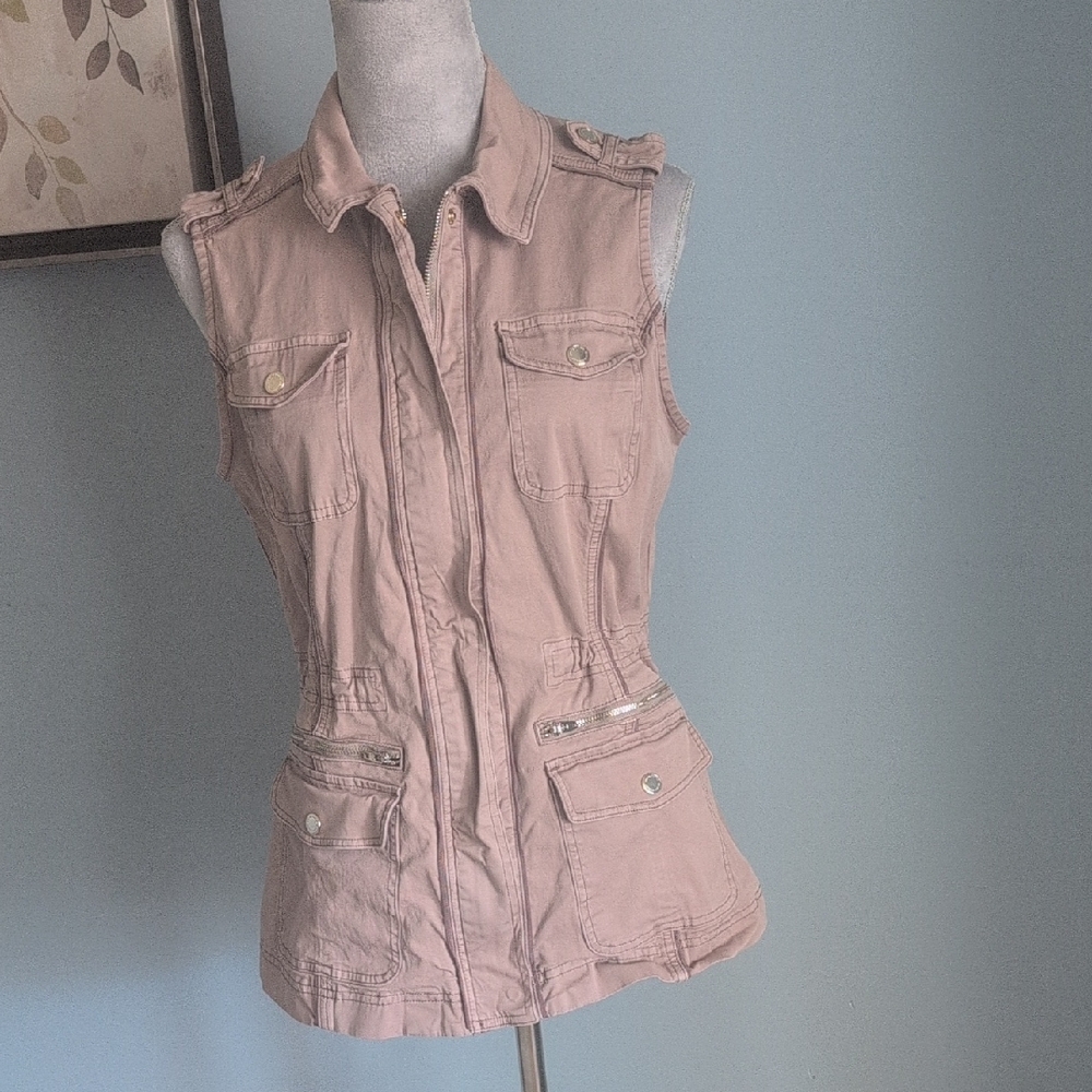 WHBM Utility Vest 8 Tan